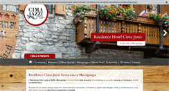 Desktop Screenshot of de.residencecimajazzi.it